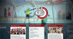 Desktop Screenshot of handball-luchse.de